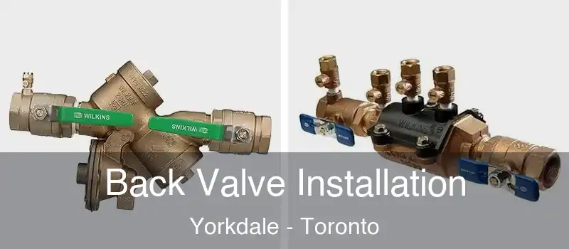  Back Valve Installation Yorkdale - Toronto