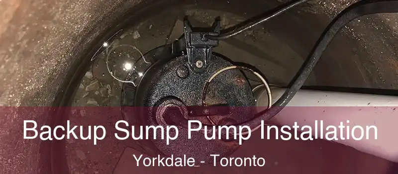  Backup Sump Pump Installation Yorkdale - Toronto