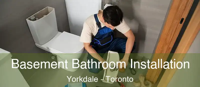  Basement Bathroom Installation Yorkdale - Toronto