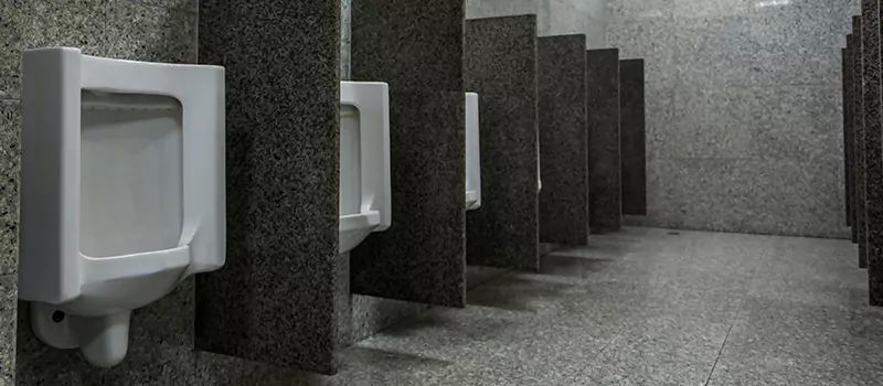 Urinal Divider Installation in Yorkdale, Toronto